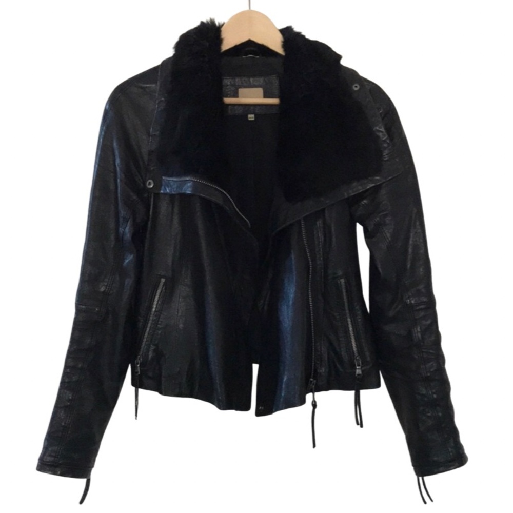 STATE & LAKE 100% genuine leather jacket